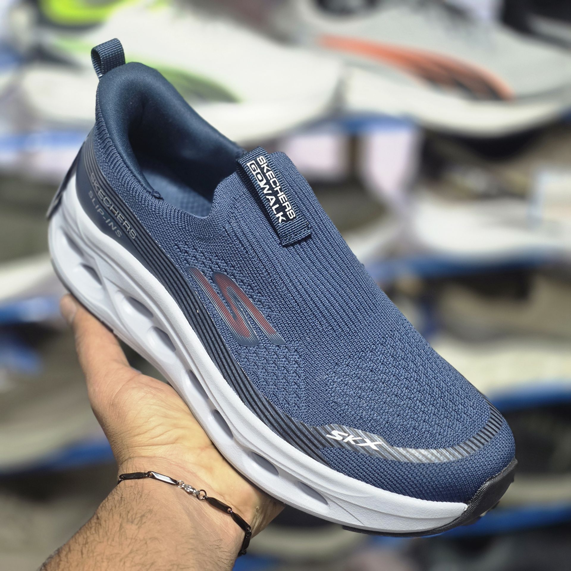 کتونی اسکیچرز GO WALK مدل SKX مردانه – فوق‌راحت، مناسب پیاده‌روی طولانی | سایز 40 تا 45 | فروش عمده و تک