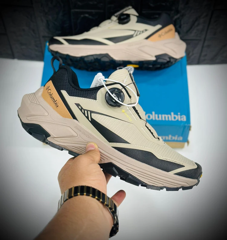 کفش کتونی کلمبیا گورتکس بند دیسکی با زیره ویبرام مسترکوالیتی | سایز 40 تا 45 Columbia Boa GTX Gore-Tex Vibram Sole