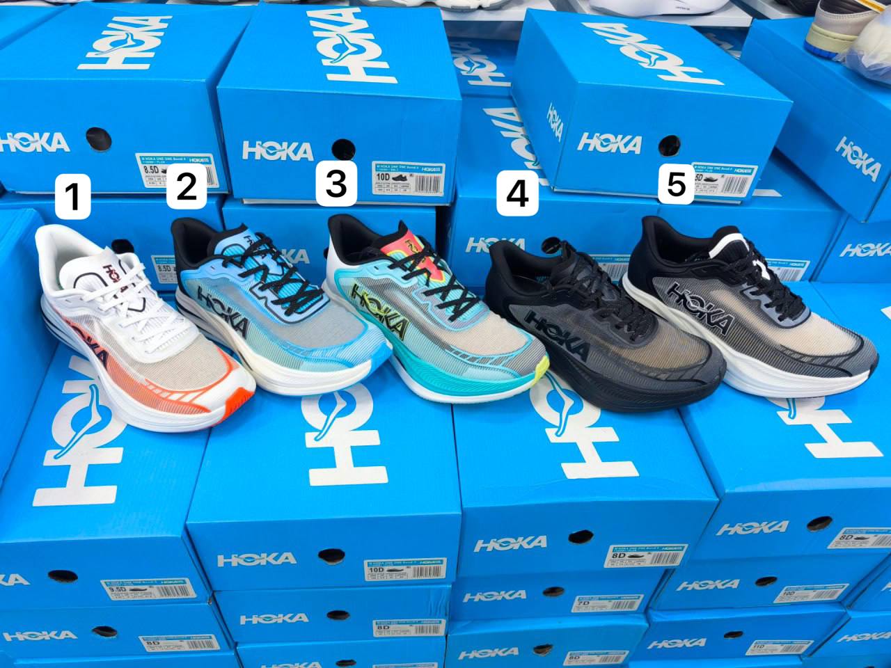 کفش کتونی هوکا سیئلو X1 مسترکوالیتی | کفش رانینگ حرفه‌ای با صفحه کربن | سایز 40 تا 45 : HOKA Cielo X1 Master Quality Carbon Plate Running Shoes – Size 40-45