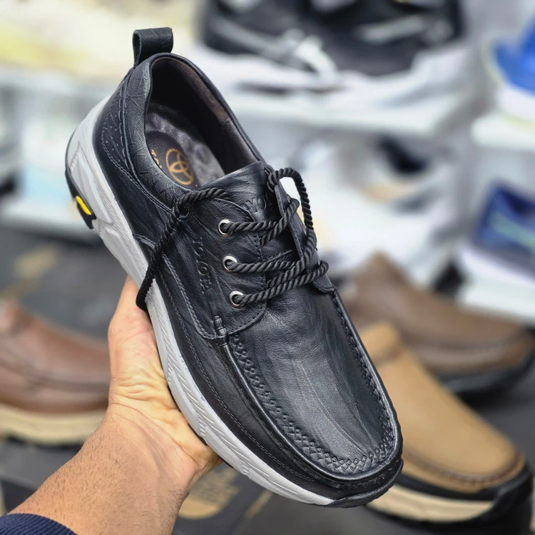 کفش کتونی تویوتا چرم وارداتی زیره طبی مسترکوالیتی | Toyota Leather Shoes /سایز 40 تا 45/
