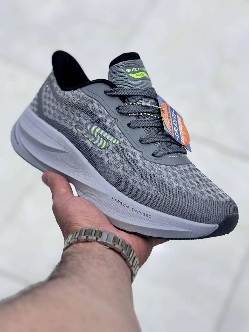 کتونی اسکیچرز گوران کربن مستر کوالیتی | Skechers Gorun Carbon | سایز 40 تا 45 | سبک و حرفه‌ای مخصوص دویدن
