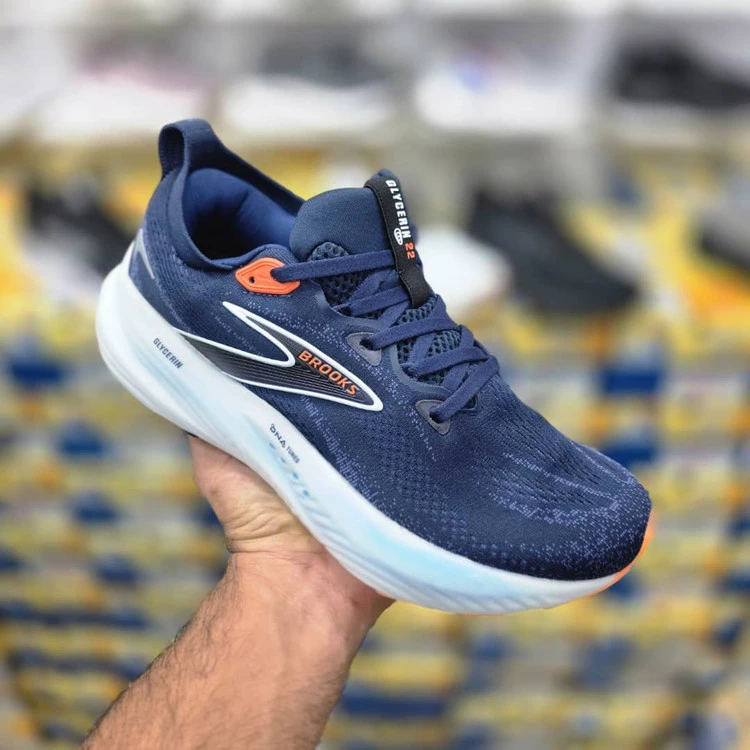 کفش کتونی بروکس رانینگ مردانه Brooks Glycerin GTS 22 مسترکوالیتی | سایز 40 تا 45 | فوق نرم و طبی