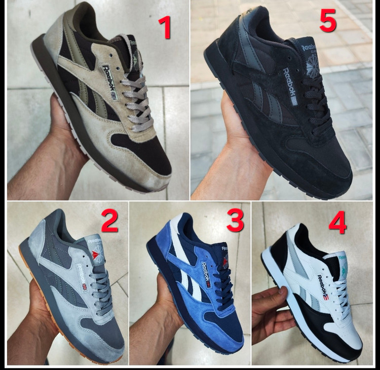 کفش کتونی ریباک Reebok مستر کوالیتی A / سایز ۴۰ الی ۴۵ / ساخت ویتنام / فروش ویژه به صورت تک و عمده /