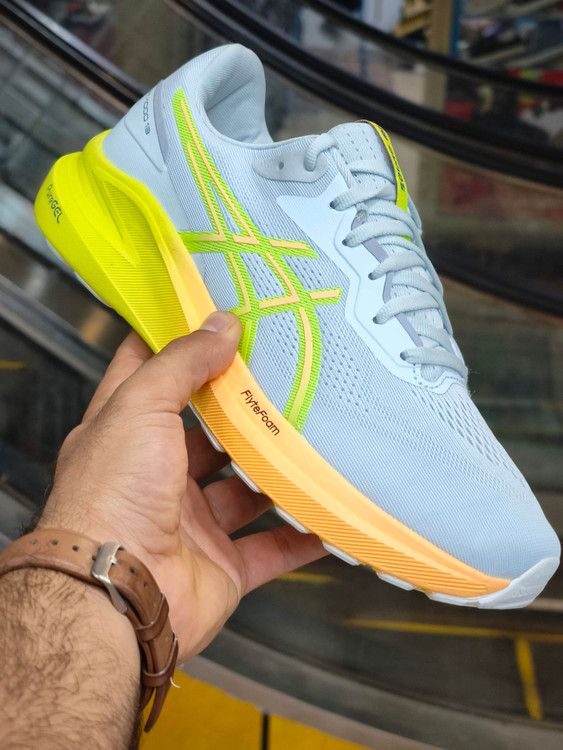 کتونی اسیکس جی تی ۱۳-۱۰۰۰ آبی آسمانی فسفری مستر کوالیتی Asics GT-1000 13