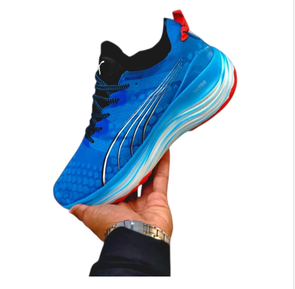 کتونی پوما نیترو مسترکوالیتی آبی/Puma NITRO/سایز 40 الی 45/ فروش عمده و تک