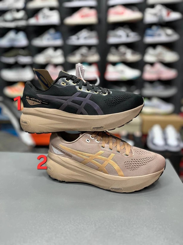 کتونی اسیکس ژل کایانو 34 مسترکوالیتی /سایز 40 الی 45/Asics Gel Kayano 34/ فروش عمده و تک
