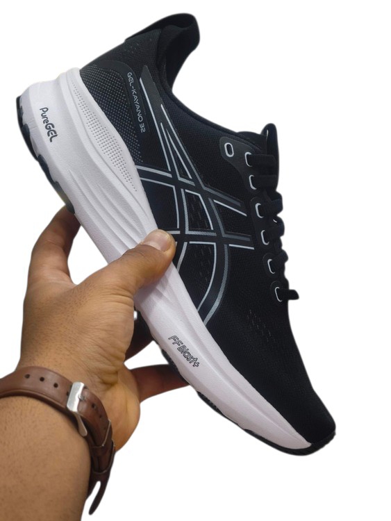 کتونی اسیکس Gel Kayano 32 مشکی زیره سفید (مستر کوالیتی)