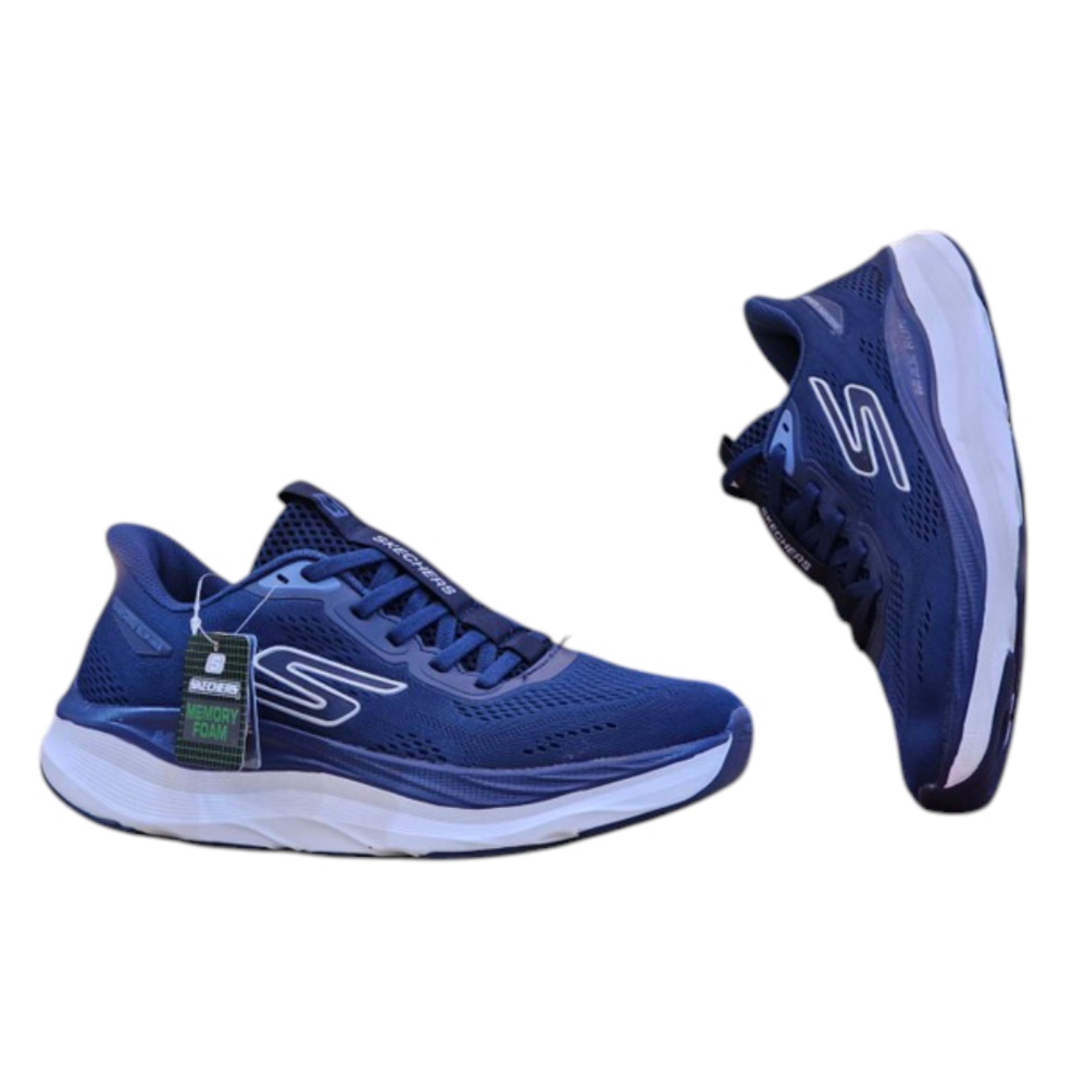 کتونی مردانه اسکیچرز مدل مکس ران مسترکوالیتی سرمه ای/ سایز 40 الی 45 /Skechers Max Run/ فروش عمده و تک