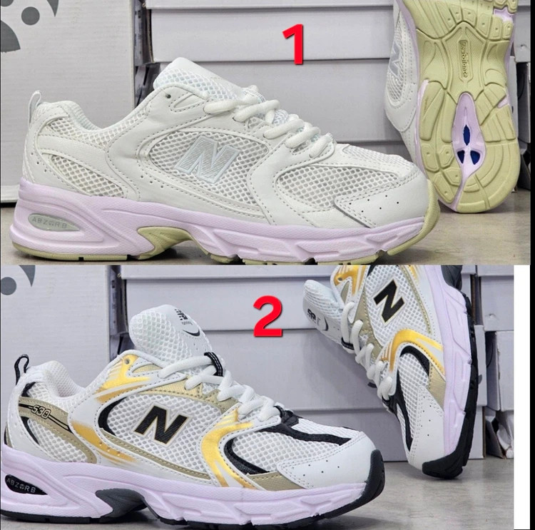 کتونی نیوبالانس 530 رنگ سفید  مسترکوالیتی /Newbalance 530/سایز 37 الی 40/ فروش عمده و تک