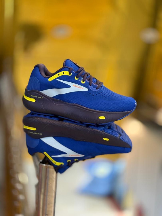 کتونی رانینگ بروکس گاست مکس مستر کیفیت Brooks Ghost Max - آبی مشکی
