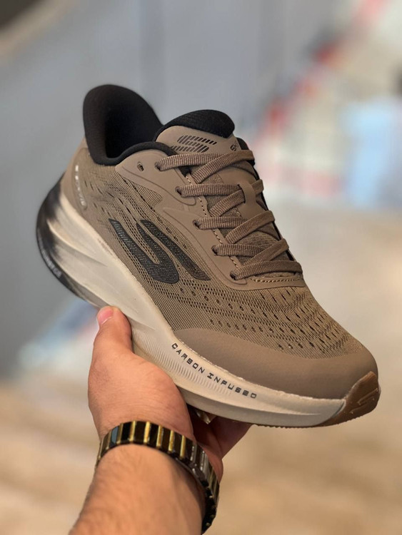 کتونی اسکیچرز Skechers SKX Go Run مردانه قهوه ای | مسترکوالیتی / سایز 40 تا 45/